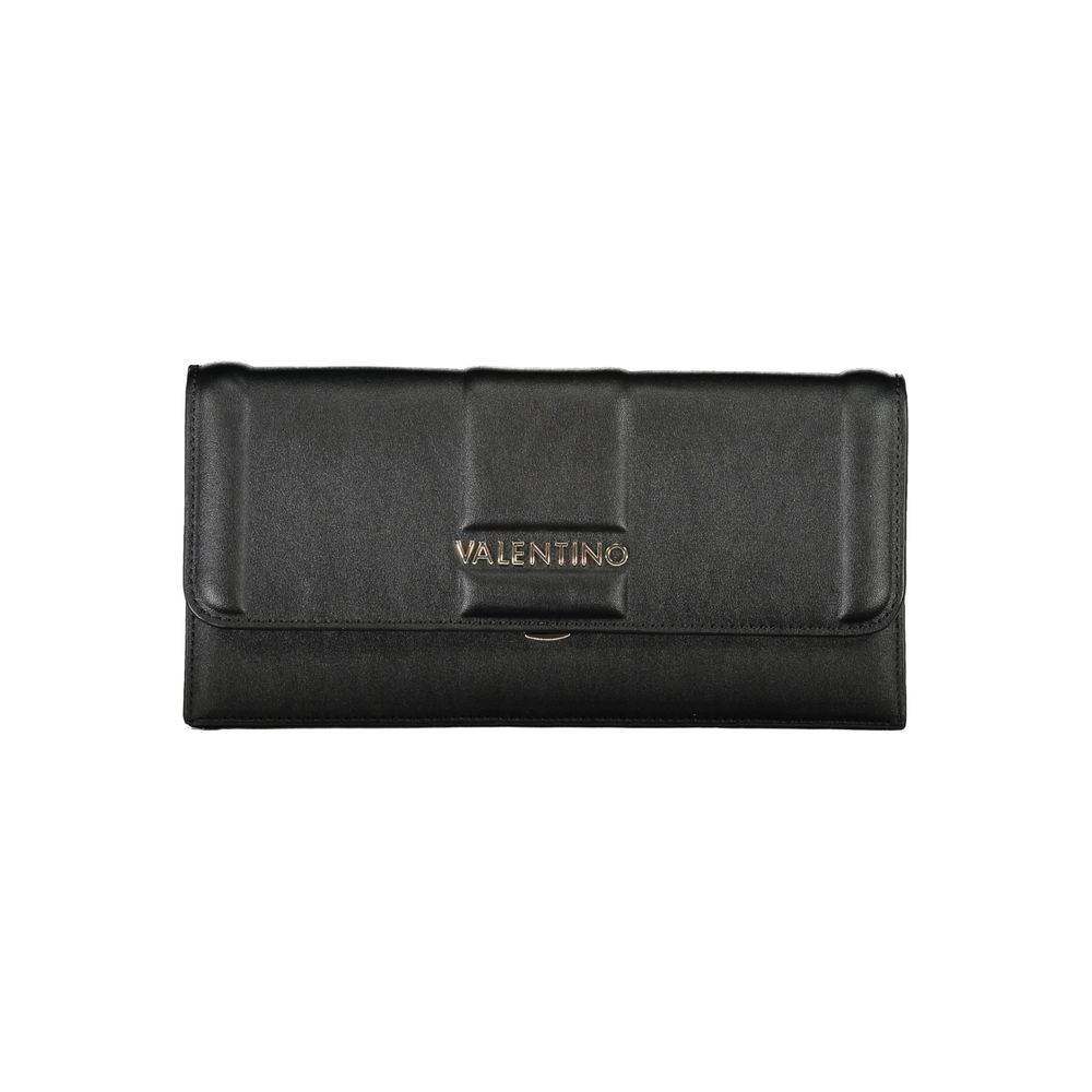 Mario Valentino Black Polyurethane Women Clutch - Luxe Nova