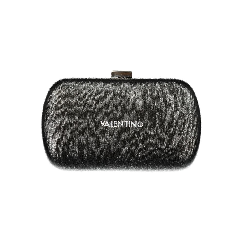 Mario Valentino Black Polyurethane Women Handbag - Luxe Nova