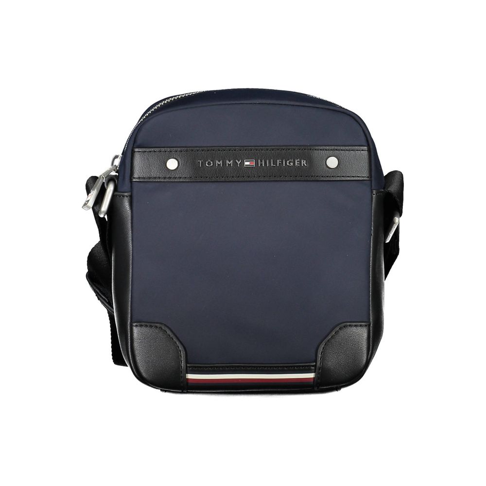 Tommy Hilfiger Blue Polyester Men's Shoulder Bag - Luxe Nova