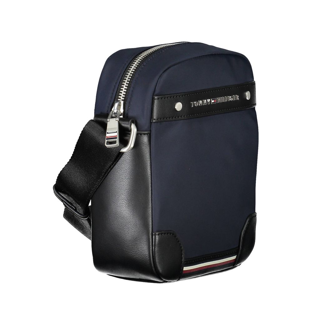 Tommy Hilfiger Blue Polyester Men's Shoulder Bag - Luxe Nova