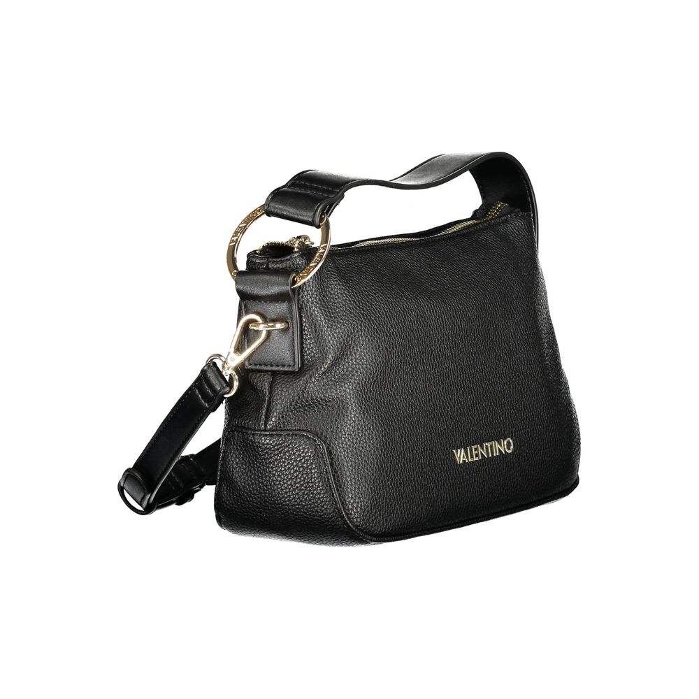 Mario Valentino "Nero Polyurethane Women Handbag" - Luxe Nova
