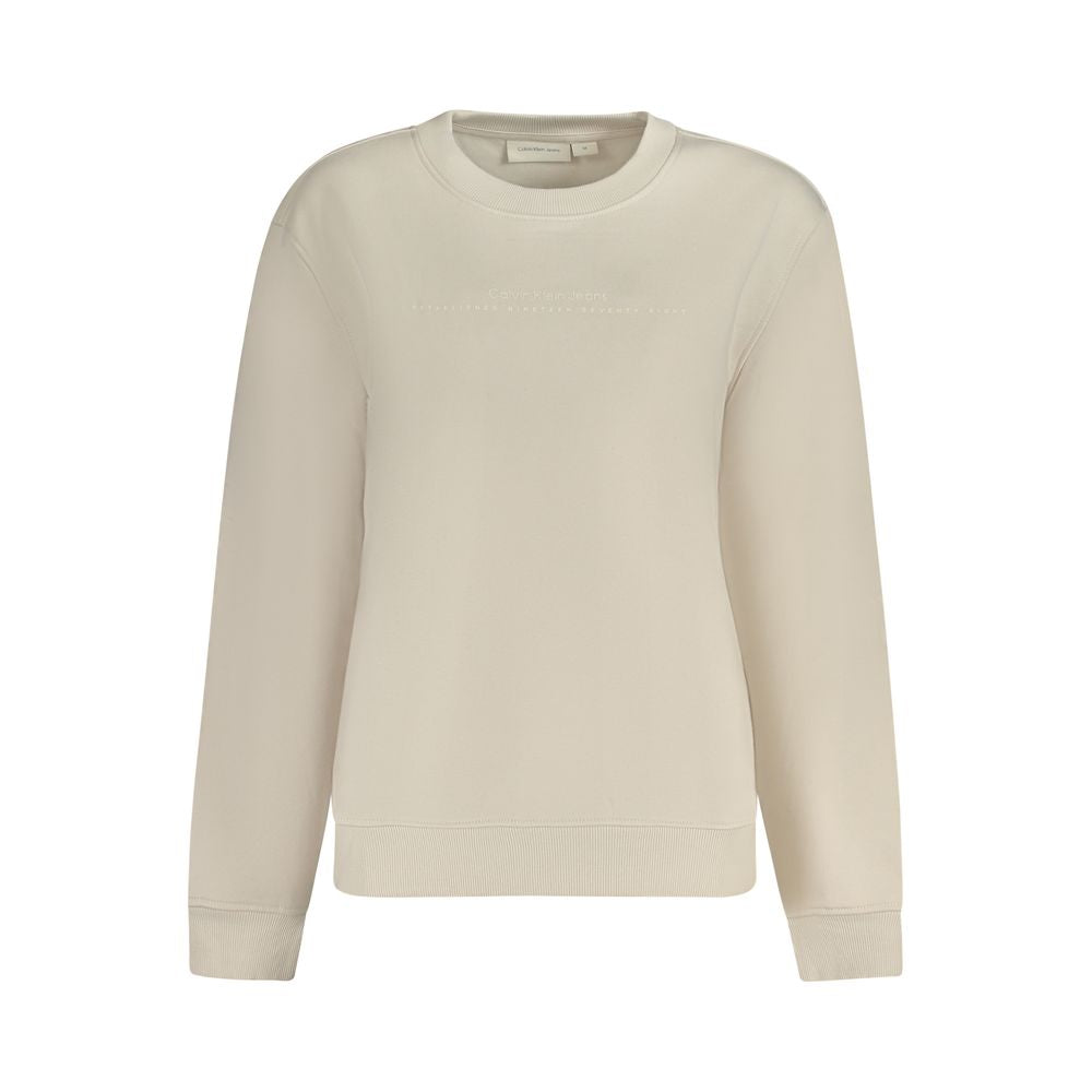Calvin Klein Beige Cotton Women Sweater - Luxe Nova
