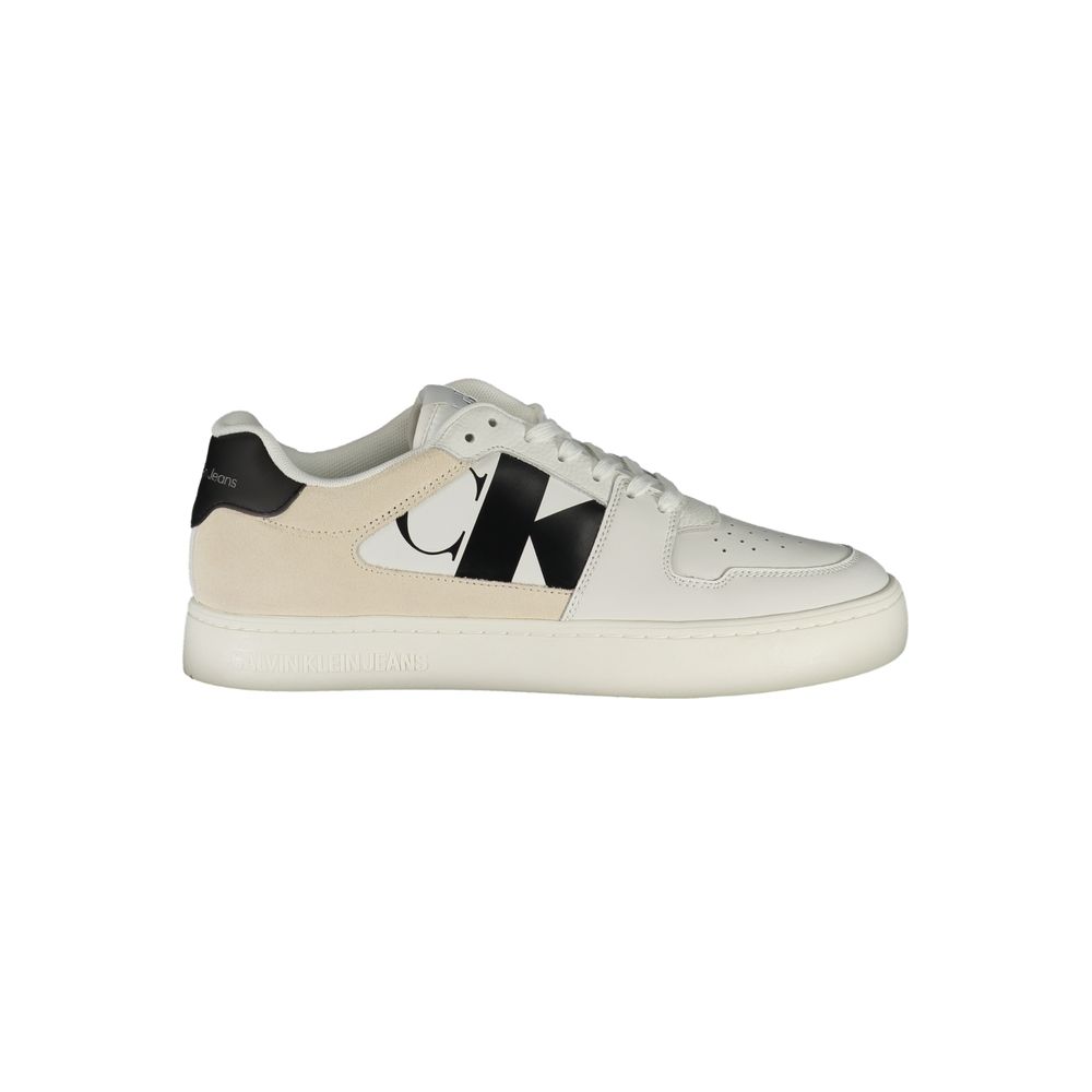 Calvin Klein Bianco Polyurethane Men Sneaker - Luxe Nova