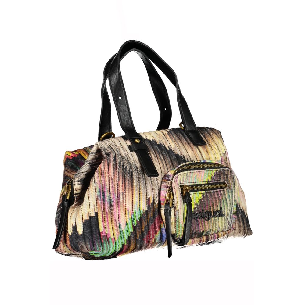 Desigual Nero Polyester Women Handbag - Luxe Nova