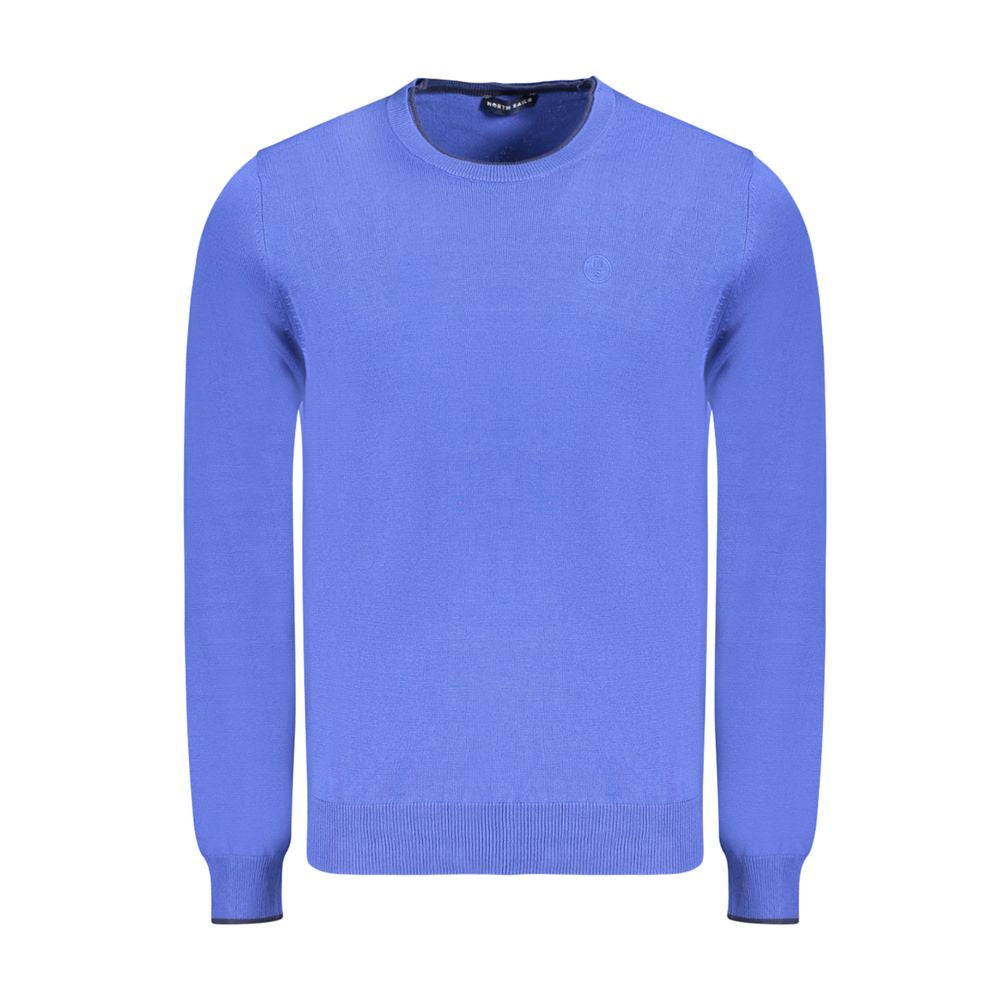 North Sails Blue Cotton Men's Sweater - Luxe Nova