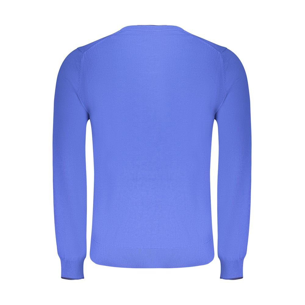 North Sails Blue Cotton Men's Sweater - Luxe Nova