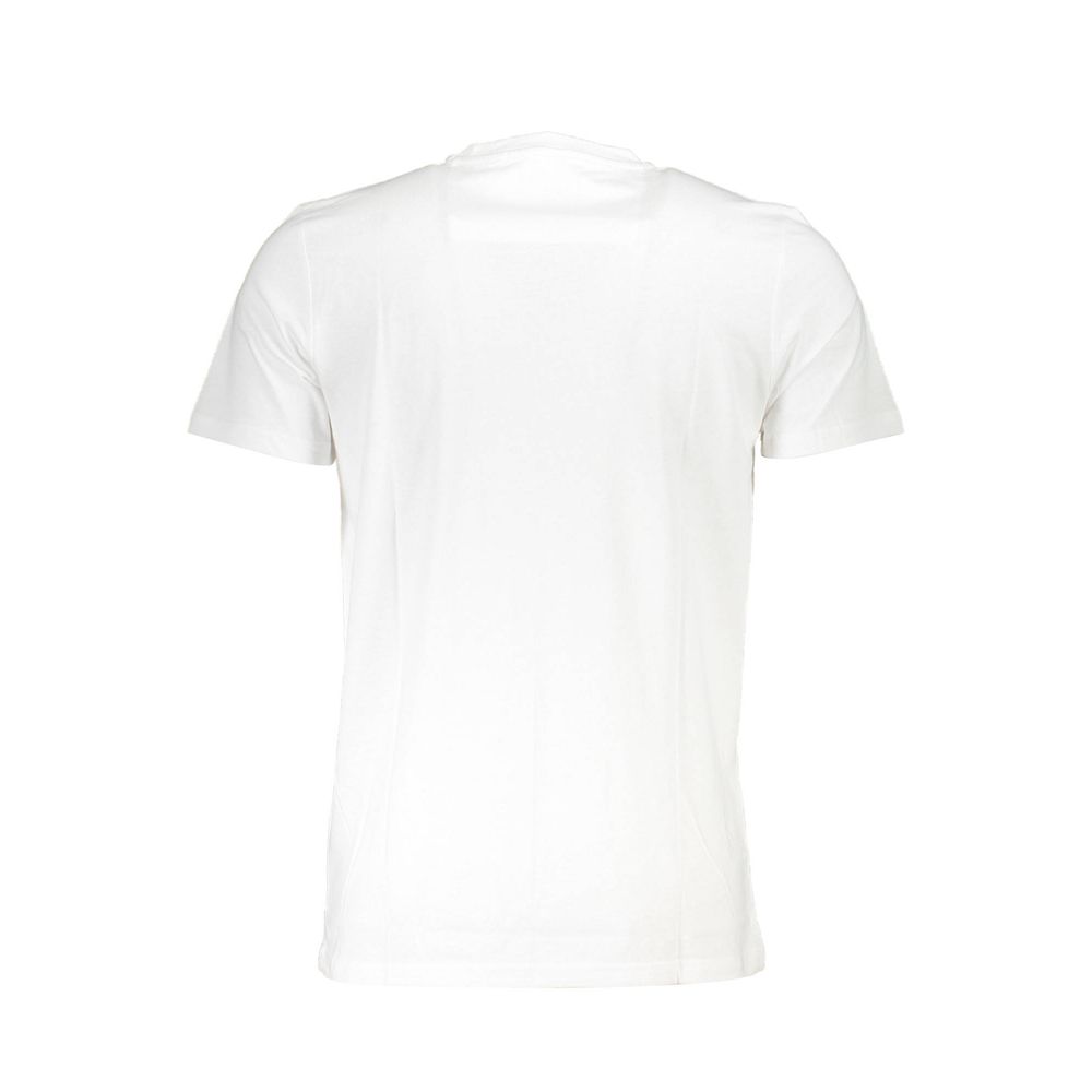 Cavalli Class Bianco Cotton Men T-Shirt - Luxe Nova