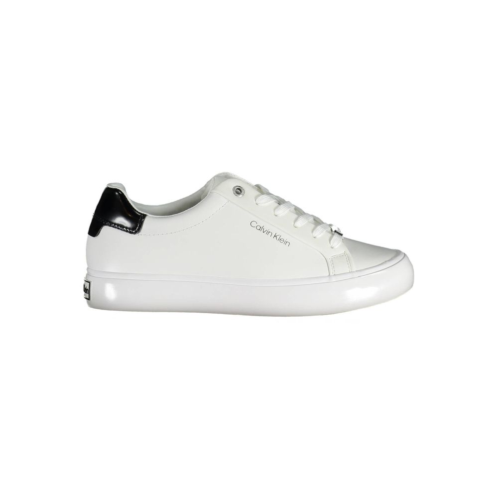 Calvin Klein Bianco Pelle Women Sneaker - Luxe Nova