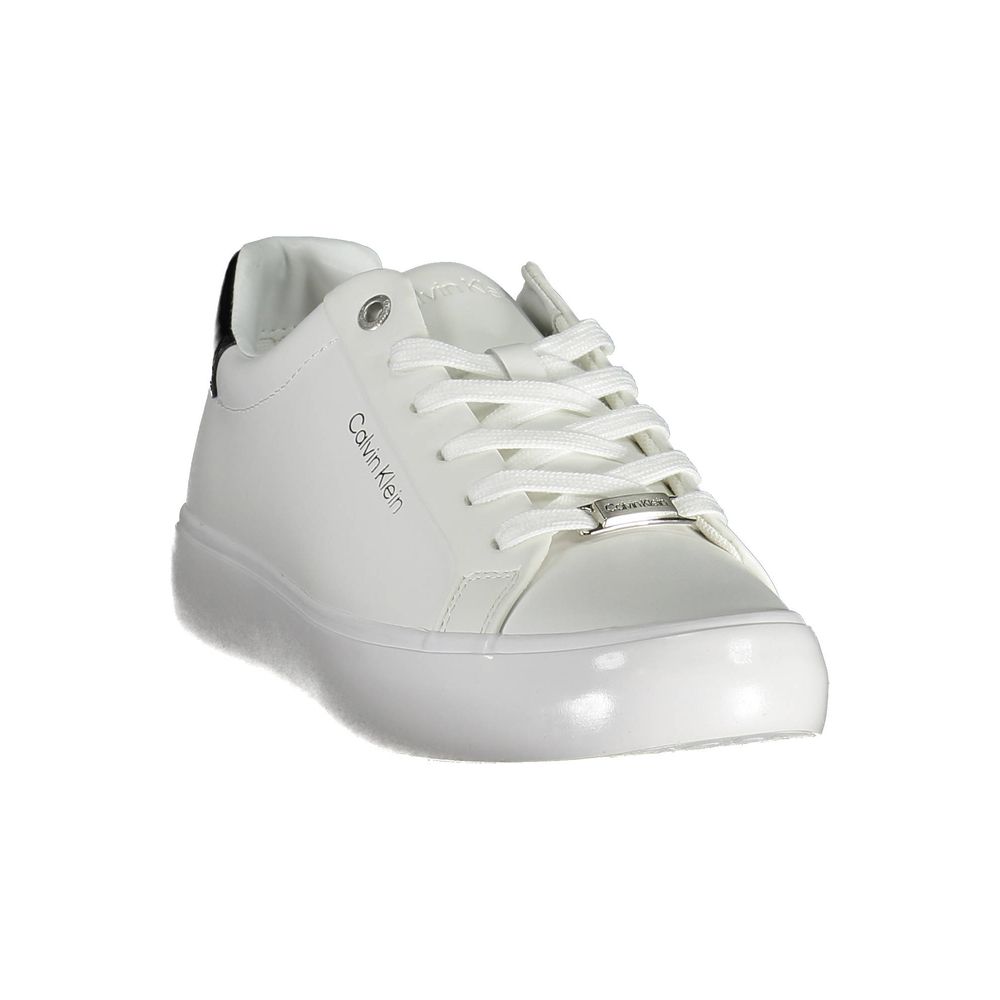 Calvin Klein Bianco Pelle Women Sneaker - Luxe Nova