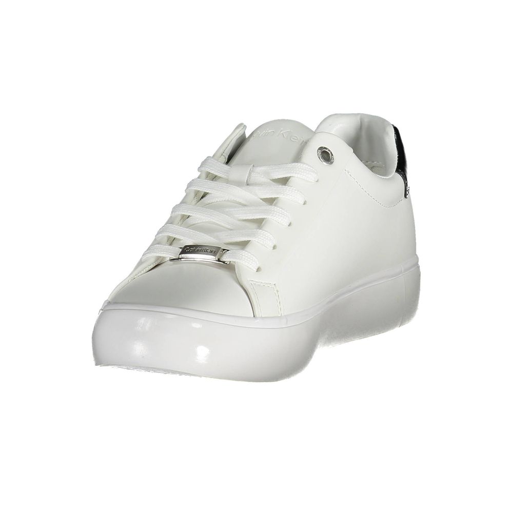 Calvin Klein Bianco Pelle Women Sneaker - Luxe Nova