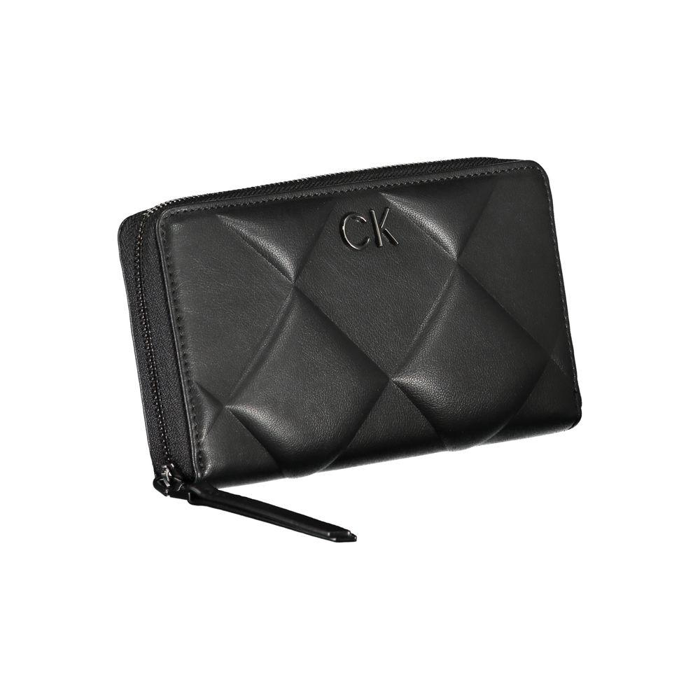 Calvin Klein Black Polyester Women Wallet - Luxe Nova