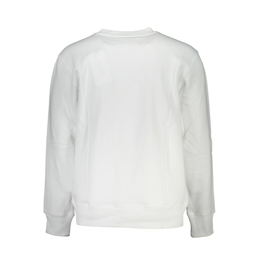 Calvin Klein White Cotton Men's Sweatshirt - Luxe Nova