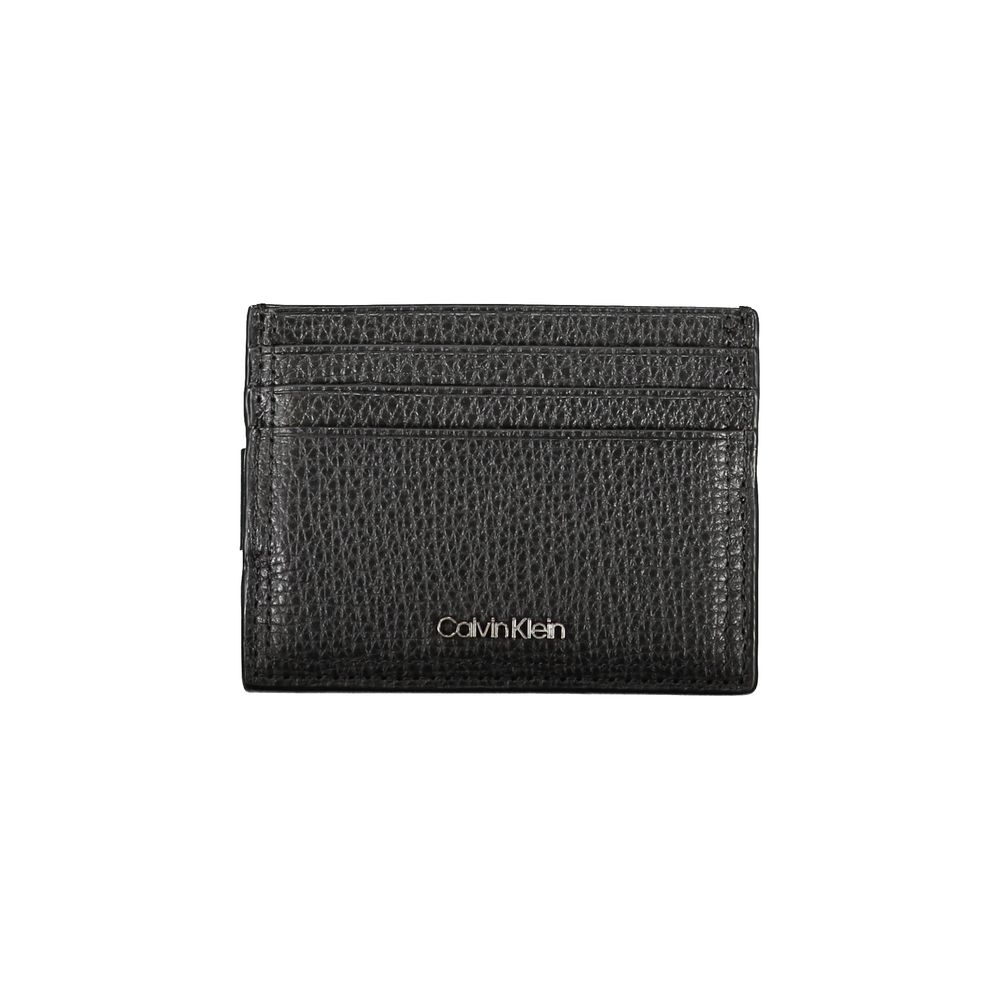 Calvin Klein Sleek Leather Card Holder with Money Clip - Luxe Nova