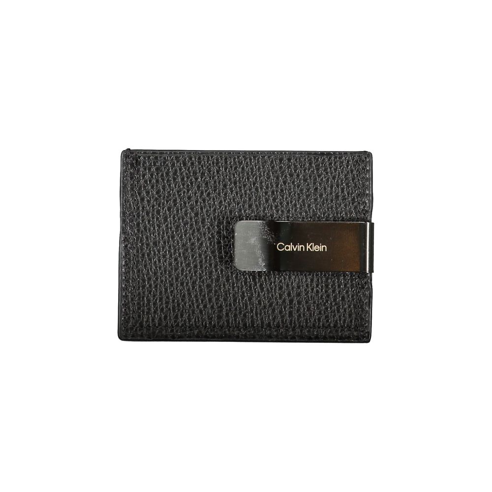Calvin Klein Sleek Leather Card Holder with Money Clip - Luxe Nova