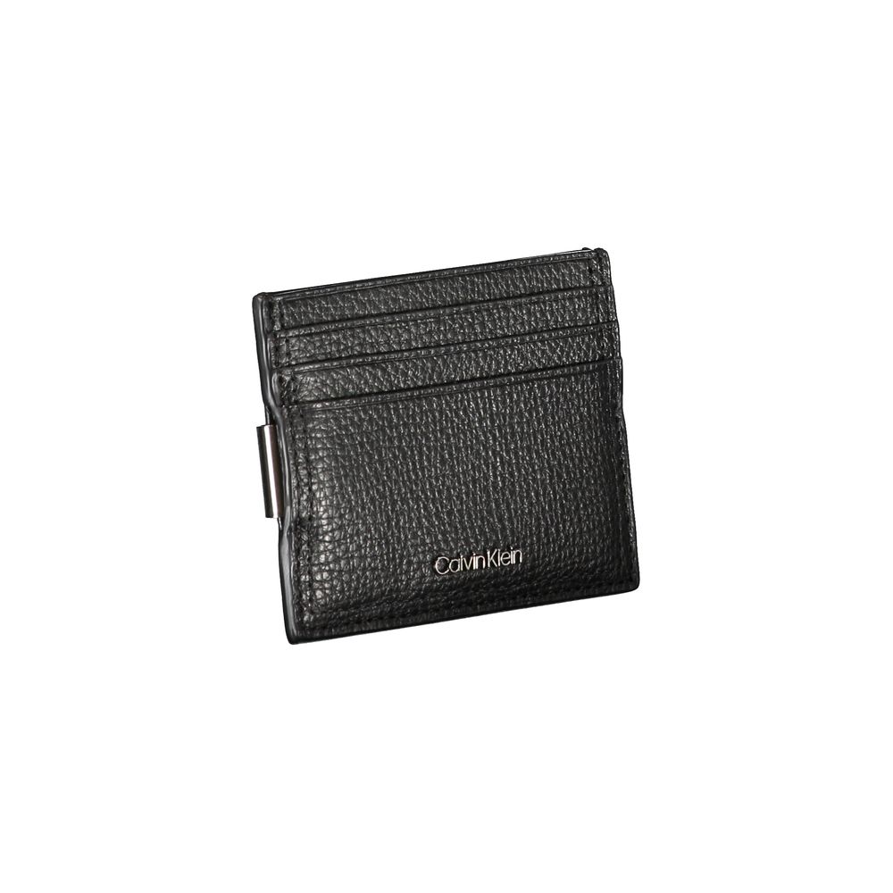 Calvin Klein Sleek Leather Card Holder with Money Clip - Luxe Nova