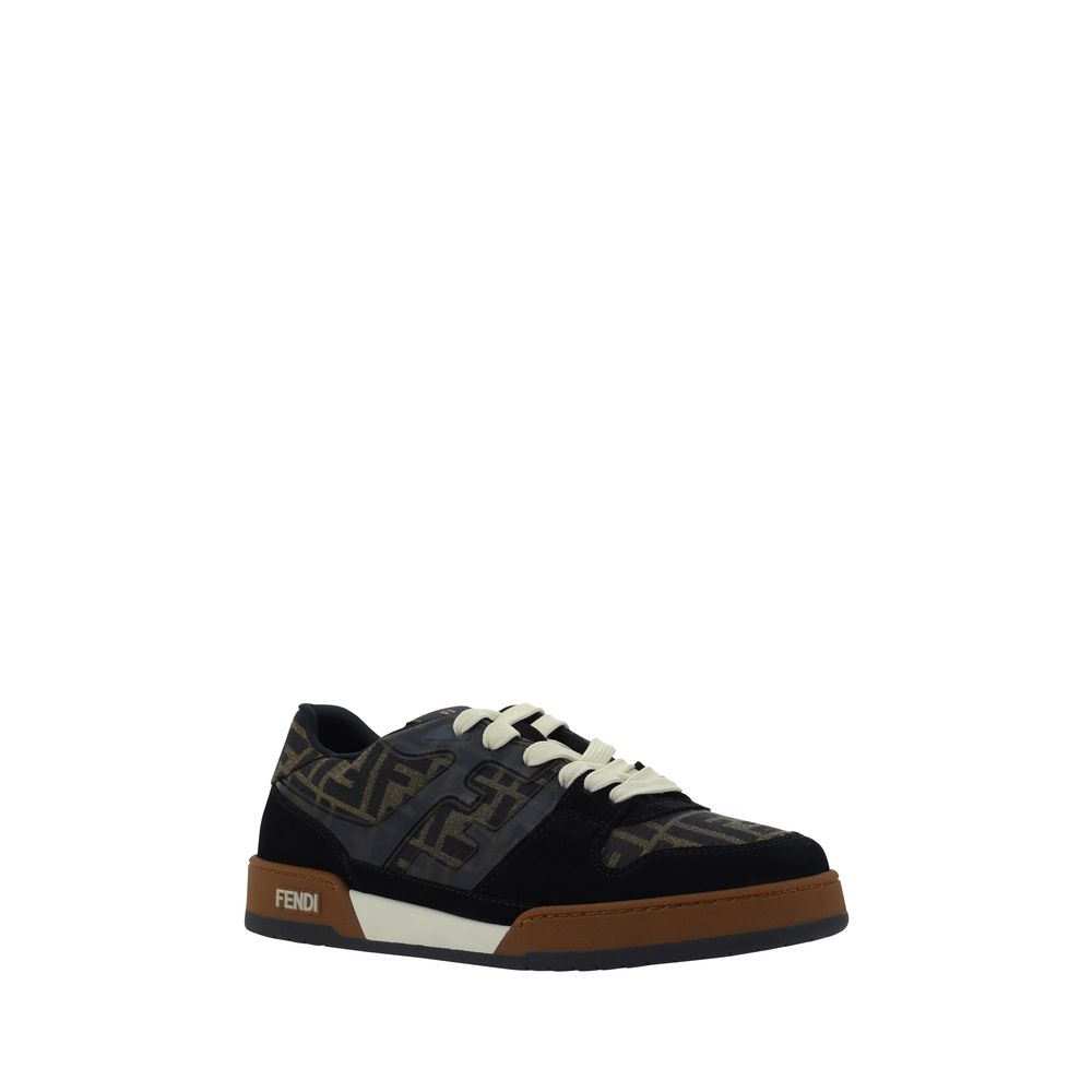 Fendi Multicolor Calf Leather Bos Taurus Low Top Sneakers - Luxe Nova