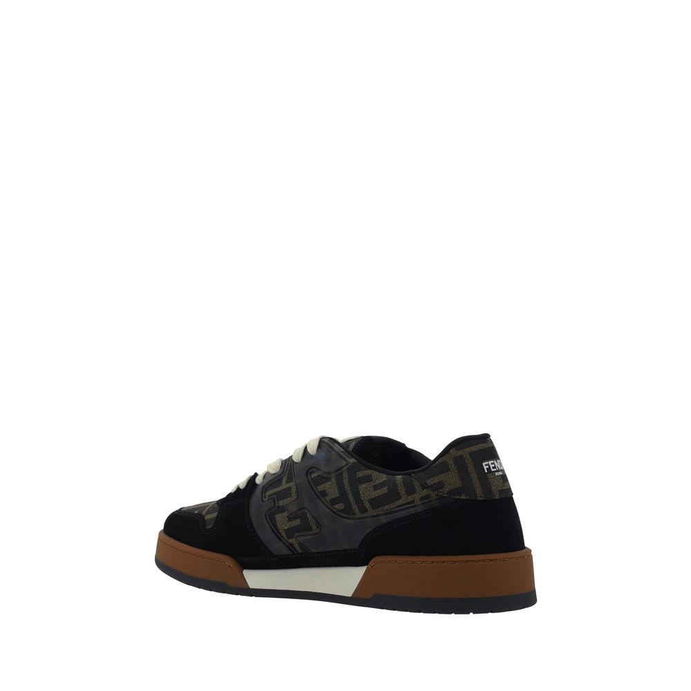 Fendi Multicolor Calf Leather Bos Taurus Low Top Sneakers - Luxe Nova
