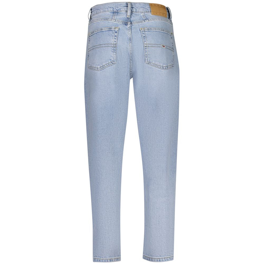 Tommy Hilfiger Azzurro Cotton Women's High-Waisted Jean - Luxe Nova