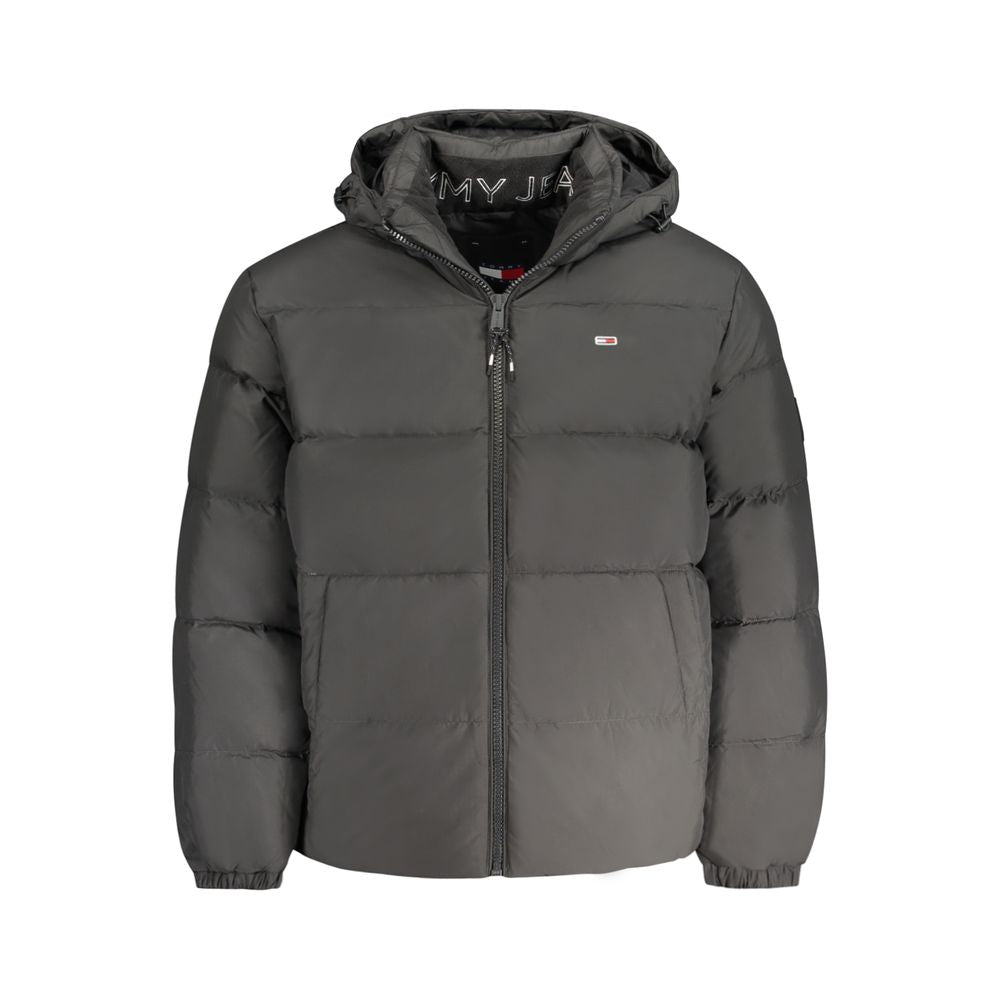 Tommy Hilfiger Black Polyester Men's Jacket - Luxe Nova