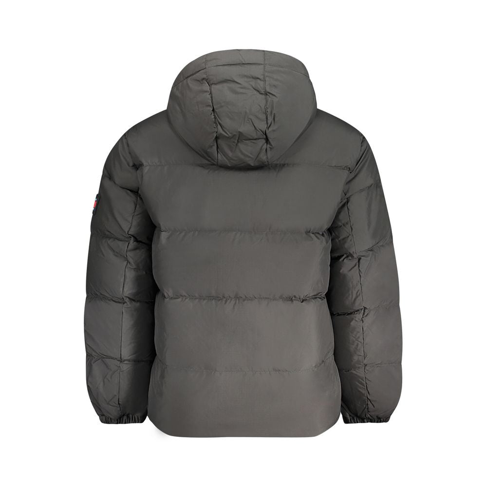 Tommy Hilfiger Black Polyester Men's Jacket - Luxe Nova