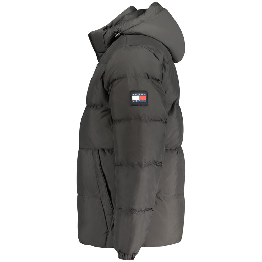Tommy Hilfiger Black Polyester Men's Jacket - Luxe Nova