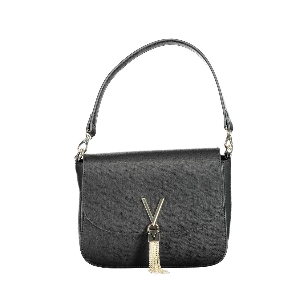 Mario Valentino Nero Polyurethane Women Handbag - Luxe Nova
