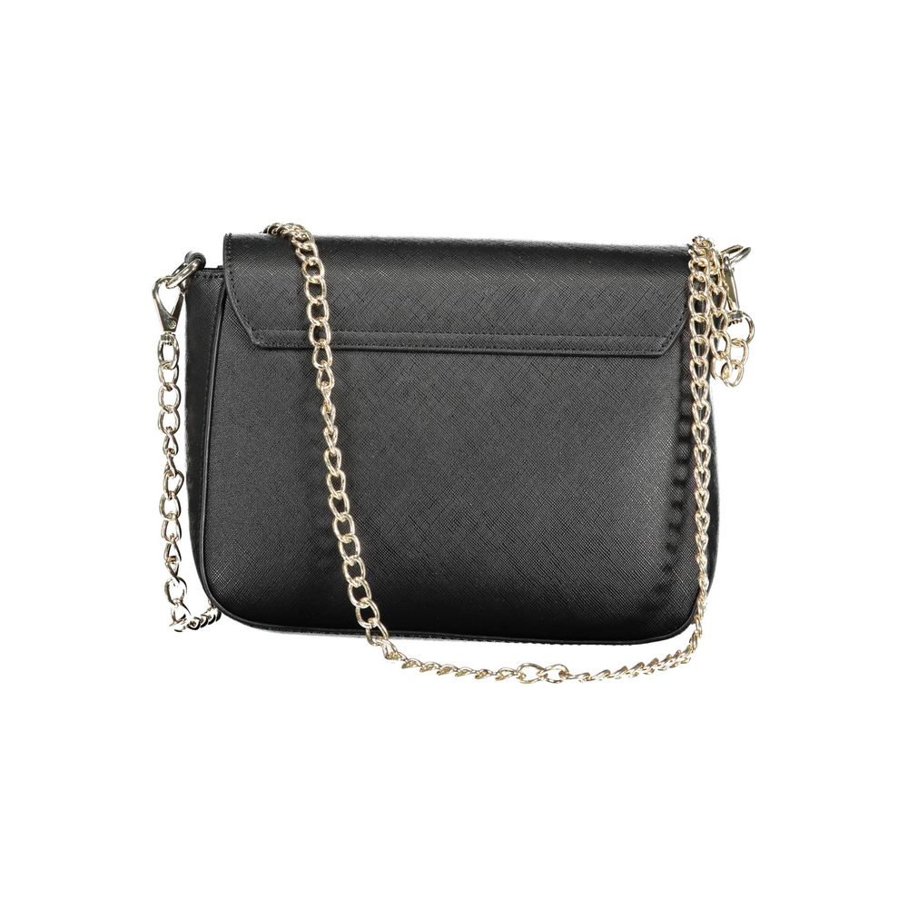 Mario Valentino Nero Polyurethane Women Handbag - Luxe Nova