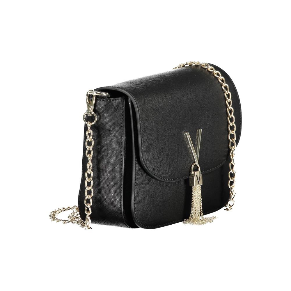 Mario Valentino Nero Polyurethane Women Handbag - Luxe Nova
