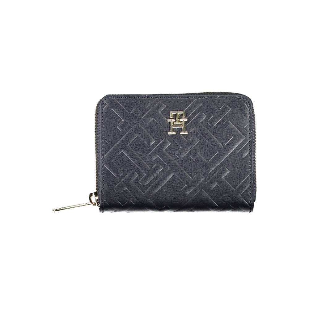 Tommy Hilfiger Blue Polyurethane Women Wallet - Luxe Nova