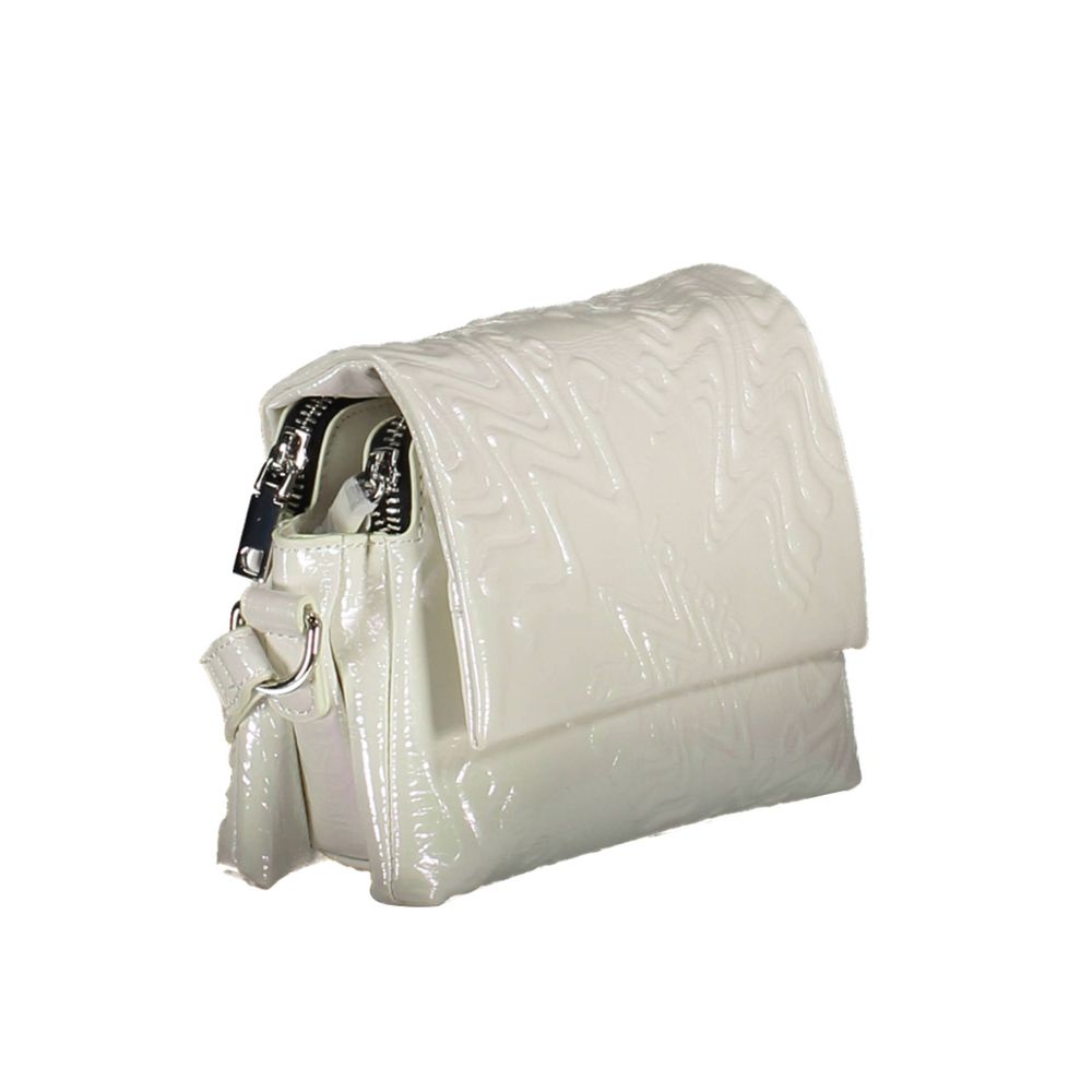 Desigual Bianco Polyurethane Women Shoulder Bag - Luxe Nova
