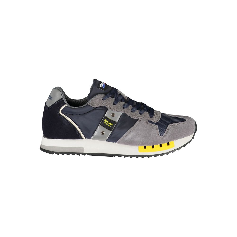 Blauer Blue Leather Men Sneaker - Luxe Nova