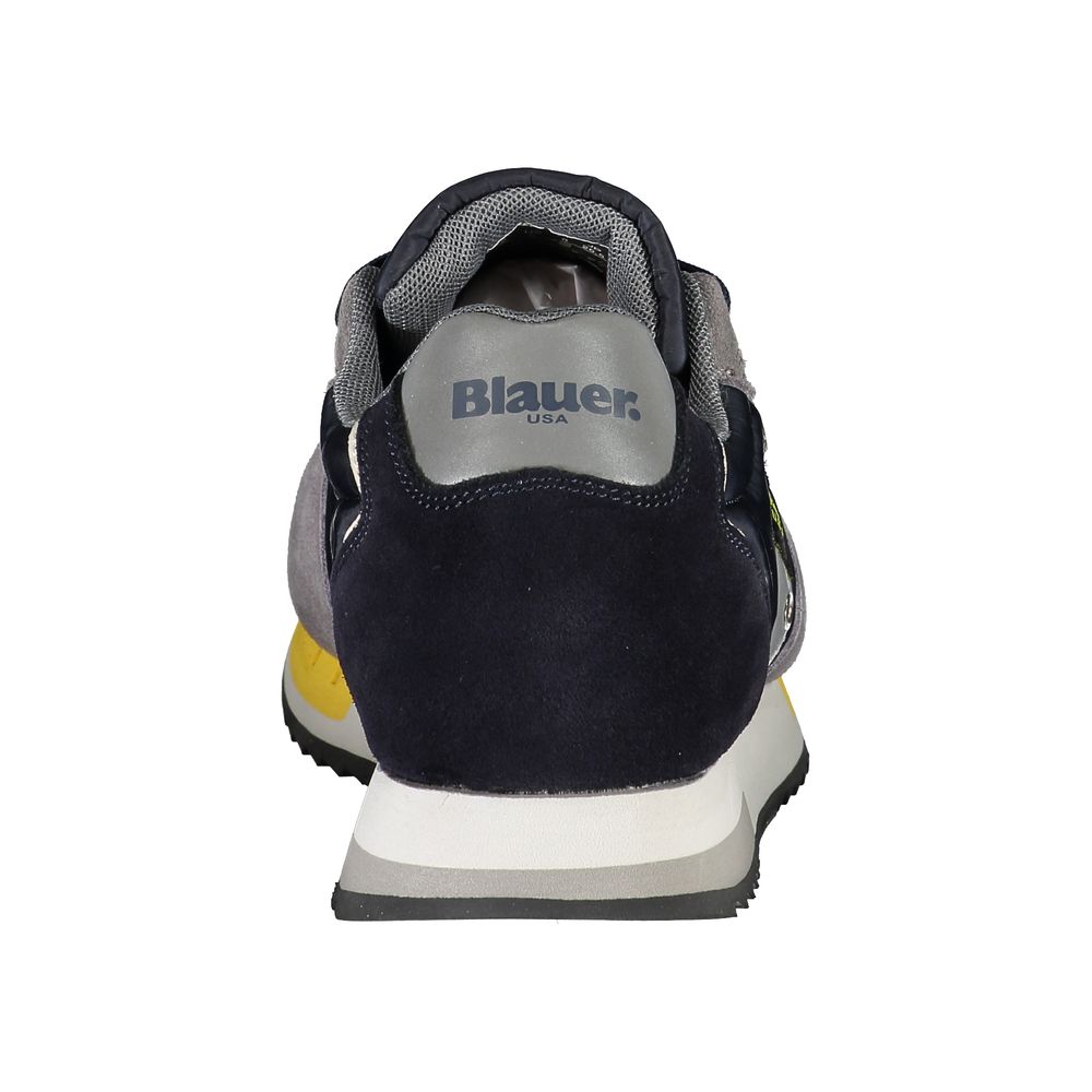 Blauer Blue Leather Men Sneaker - Luxe Nova