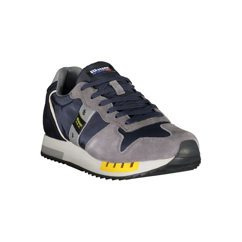 Blauer Blue Leather Men Sneaker - Luxe Nova