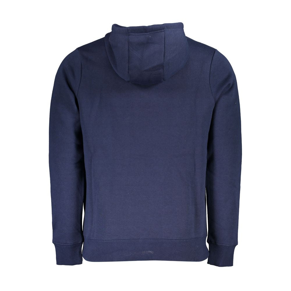 Norway 1963 Blue Cotton Men's Sweatshirt with Hood - Luxe Nova