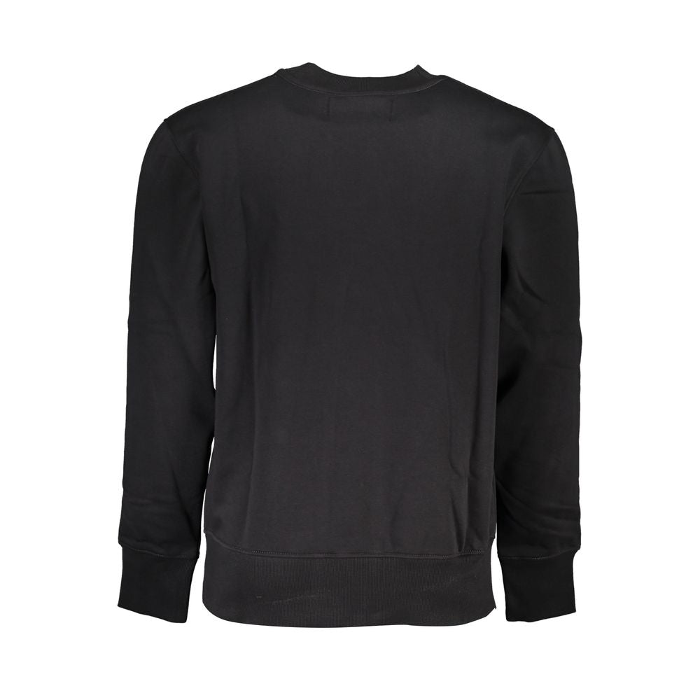 Calvin Klein Black Cotton Men's Sweatshirt - Luxe Nova