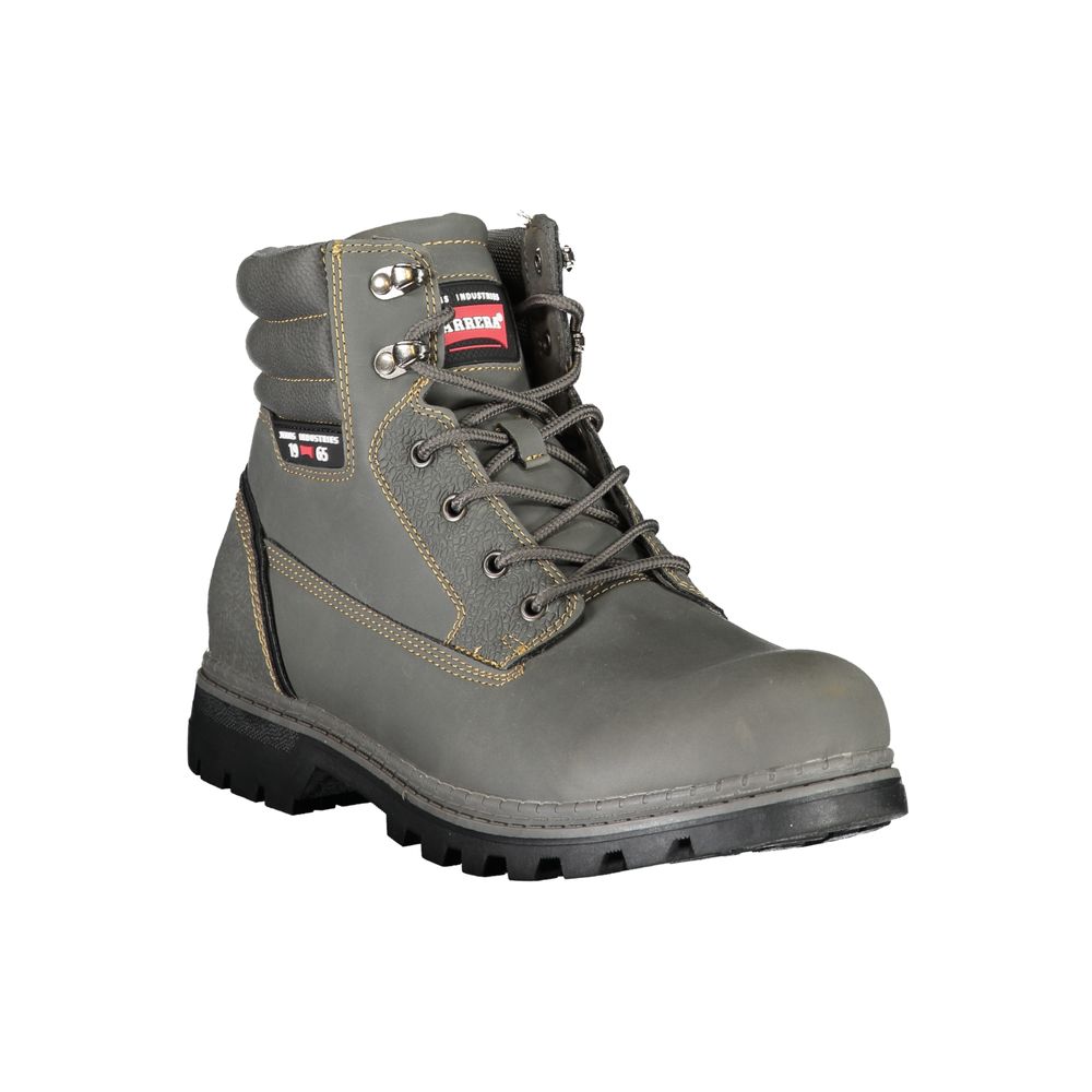 Carrera Grigio Poliuretano Men Ankle Boot - Luxe Nova