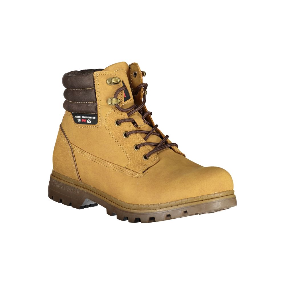 Carrera Yellow Polyurethane Men Boot - Luxe Nova