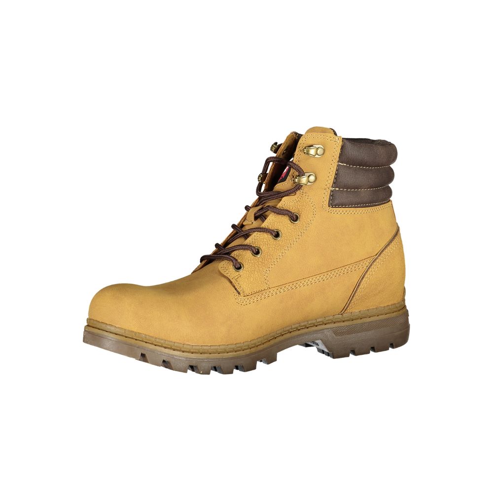 Carrera Yellow Polyurethane Men Boot - Luxe Nova