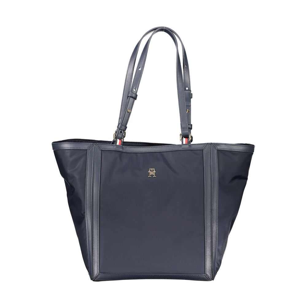 Tommy Hilfiger Blue Polyester Women Handbag - Luxe Nova