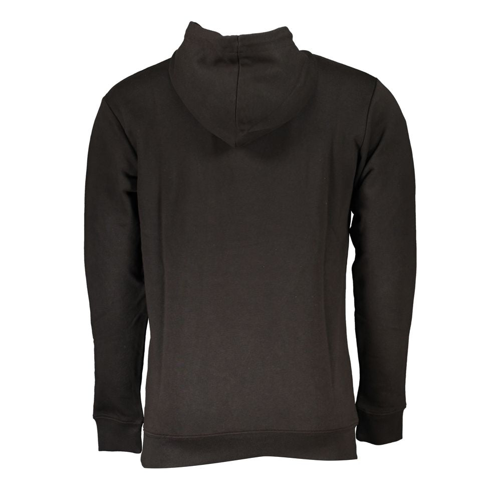 Cavalli Class "Nero Cotton Men Hoodie" - Luxe Nova