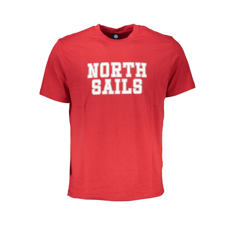 North Sails Rosso Cotton Men T-Shirt - Luxe Nova