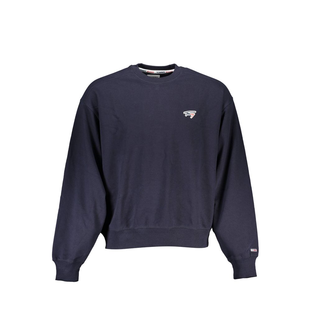 Tommy Hilfiger Blue Cotton Men Sweatshirt - Luxe Nova