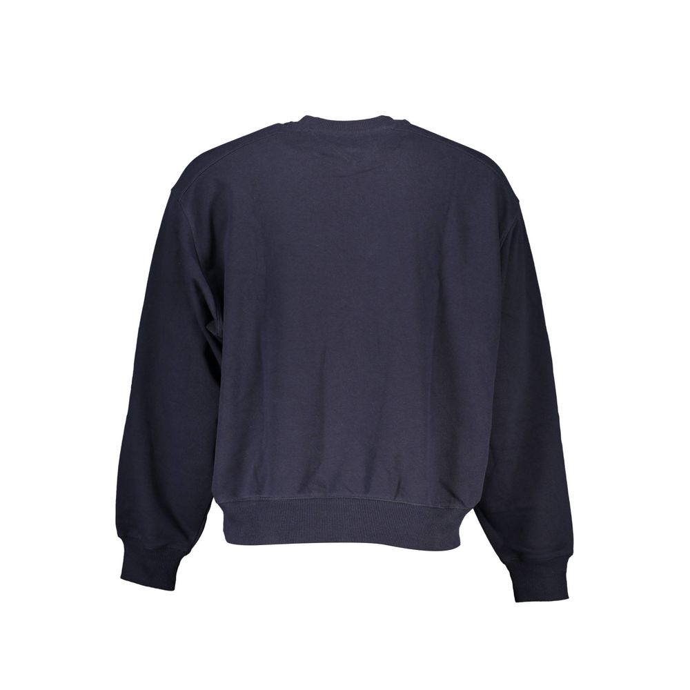 Tommy Hilfiger Blue Cotton Men Sweatshirt - Luxe Nova