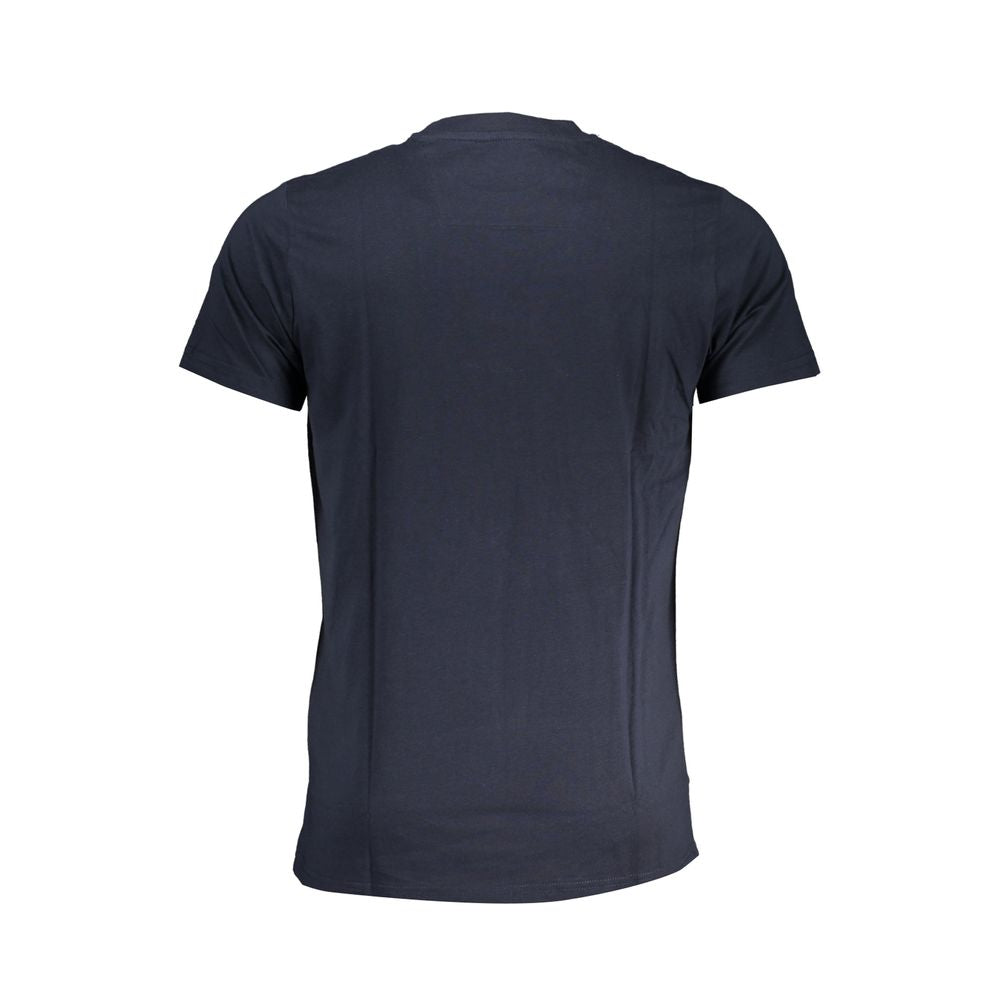 Cavalli Class Blu Cotton Mens T-Shirt - Luxe Nova