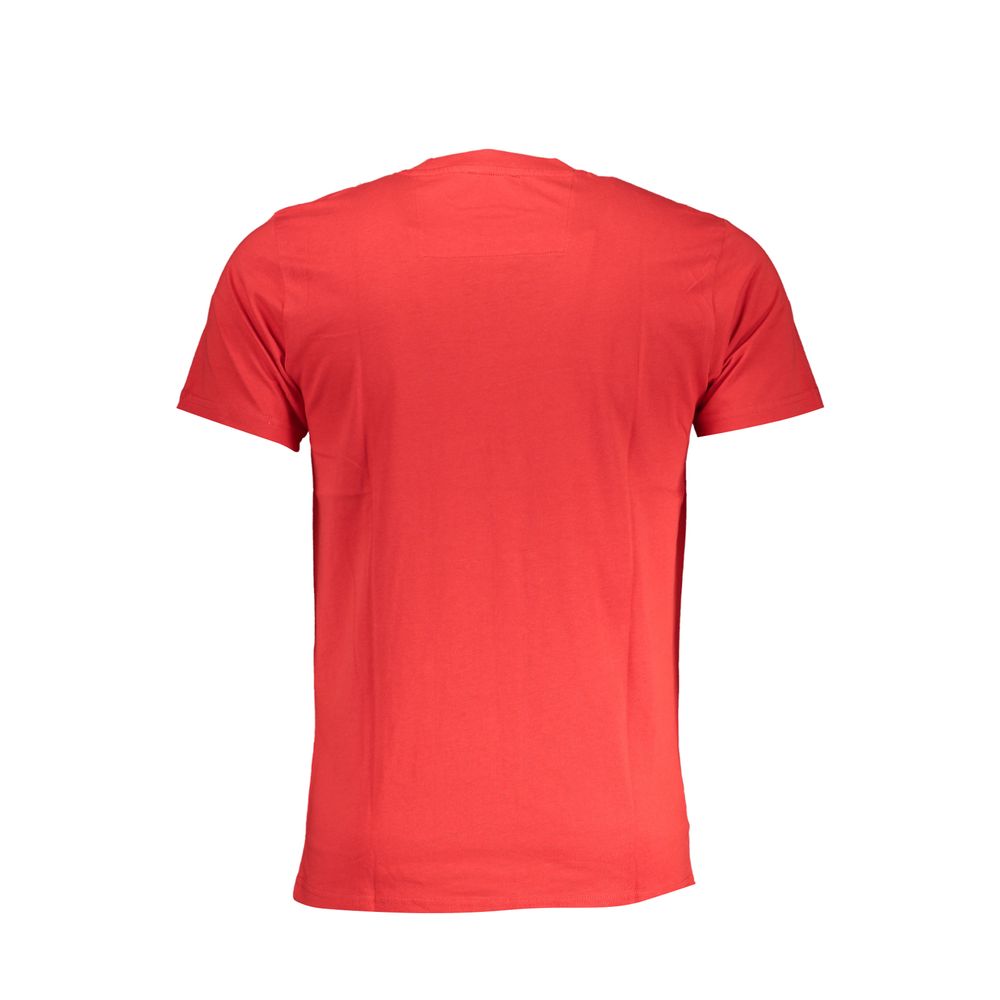 Cavalli Class Rosso Cotton Mens T-Shirt - Luxe Nova