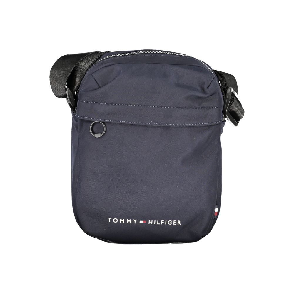 Tommy Hilfiger Blue Recycled Polyester Men Shoulder Bag - Luxe Nova