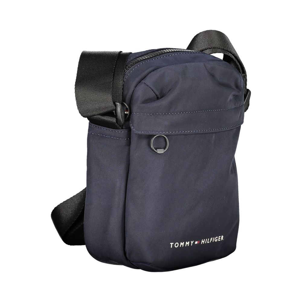 Tommy Hilfiger Blue Recycled Polyester Men Shoulder Bag - Luxe Nova