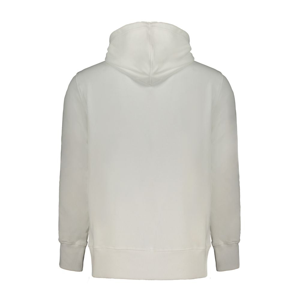 Calvin Klein White Cotton Men's Hooded Sweatshirt - Luxe Nova