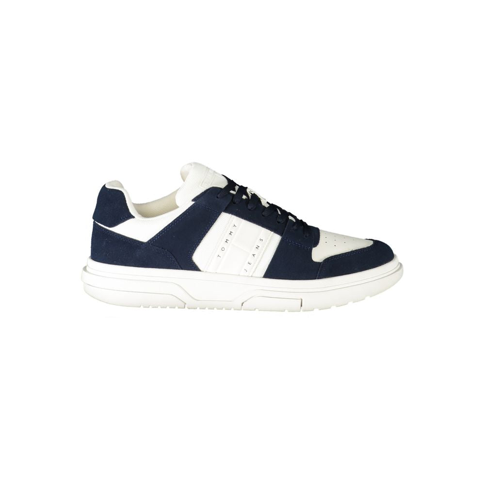 Tommy Hilfiger Blue Polyurethane Men Sneaker - Luxe Nova