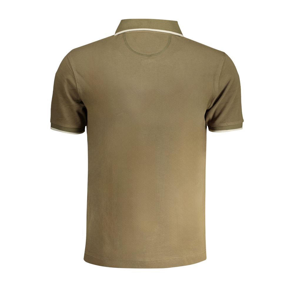 La Martina Verde Cotton Men Polo Shirt - Luxe Nova
